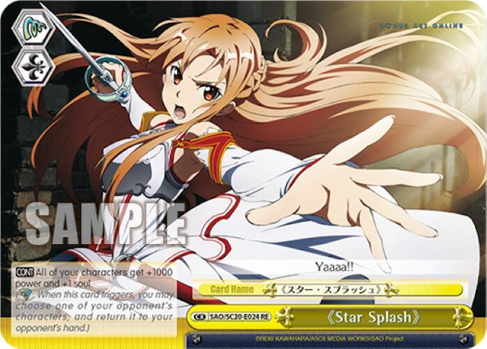 Star Splash - [Sword Art Online Chronicle Set] | Gear Gaming Fayetteville