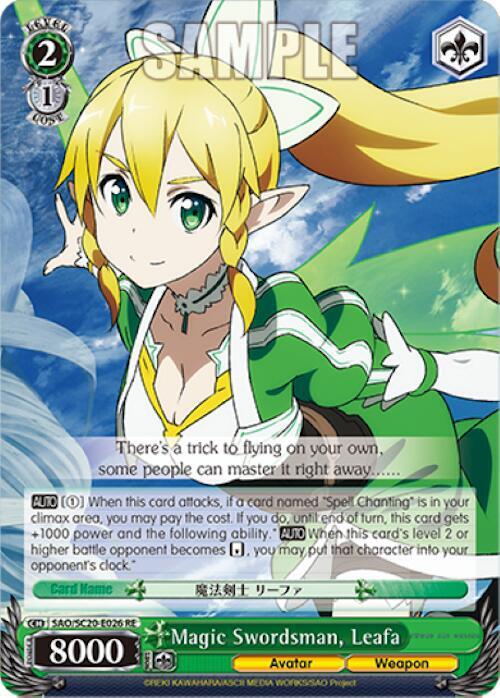 Magic Swordsman, Leafa - [Sword Art Online Chronicle Set] | Gear Gaming Fayetteville
