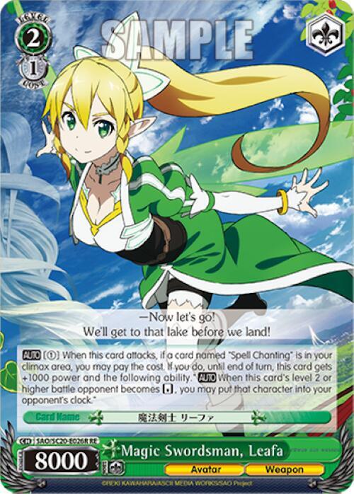 Magic Swordsman, Leafa (RRR) - [Sword Art Online Chronicle Set] | Gear Gaming Fayetteville