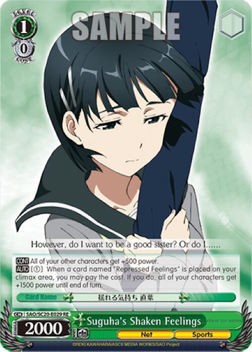 Suguha's Shaken Feelings - [Sword Art Online Chronicle Set] | Gear Gaming Fayetteville