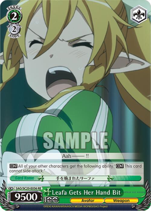 Leafa Gets Her Hand Bit - [Sword Art Online Chronicle Set] | Gear Gaming Fayetteville
