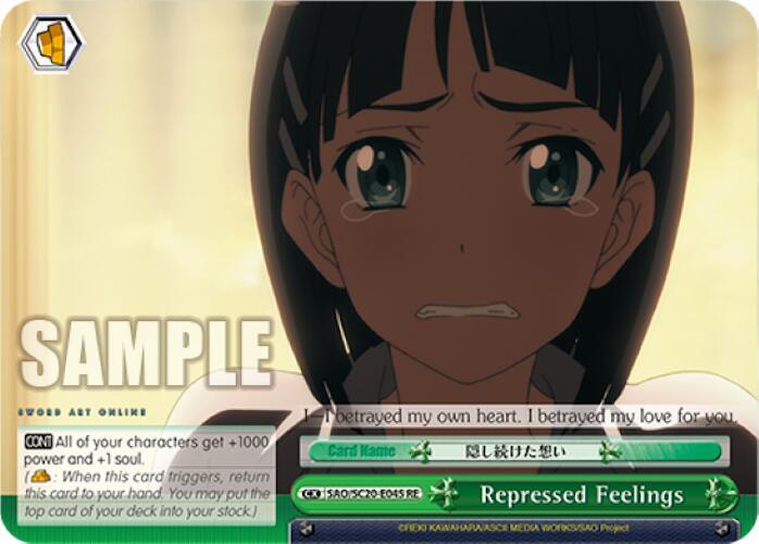 Repressed Feelings - [Sword Art Online Chronicle Set] | Gear Gaming Fayetteville