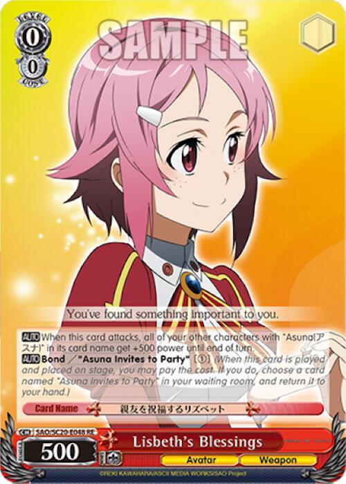 Lisbeth's Blessings - [Sword Art Online Chronicle Set] | Gear Gaming Fayetteville