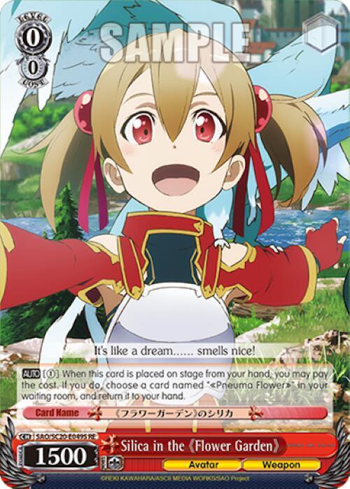 Silica in the Flower Garden (SR) - [Sword Art Online Chronicle Set] | Gear Gaming Fayetteville
