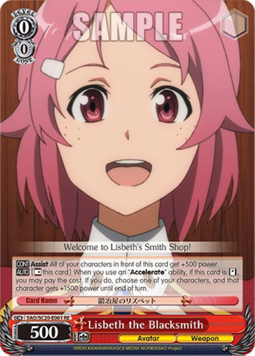 Lisbeth the Blacksmith - [Sword Art Online Chronicle Set] | Gear Gaming Fayetteville