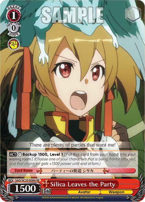 Silica Leaves the Party - [Sword Art Online Chronicle Set] | Gear Gaming Fayetteville