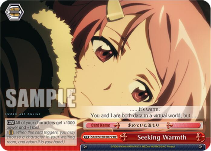 Seeking Warmth - [Sword Art Online Chronicle Set] | Gear Gaming Fayetteville