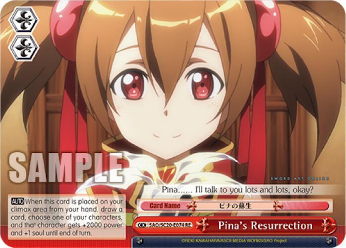 Pina's Resurrection - [Sword Art Online Chronicle Set] | Gear Gaming Fayetteville