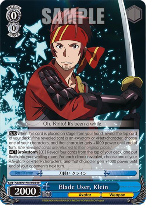 Blade User, Klein - [Sword Art Online Chronicle Set] | Gear Gaming Fayetteville