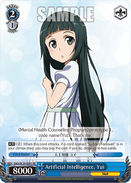 Artificial Intelligence, Yui - [Sword Art Online Chronicle Set] | Gear Gaming Fayetteville