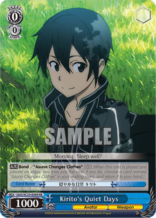 Kirito's Quiet Days - [Sword Art Online Chronicle Set] | Gear Gaming Fayetteville