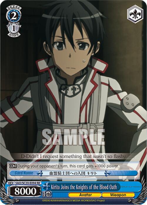 Kirito Joins the Knights of the Blood Oath - [Sword Art Online Chronicle Set] | Gear Gaming Fayetteville