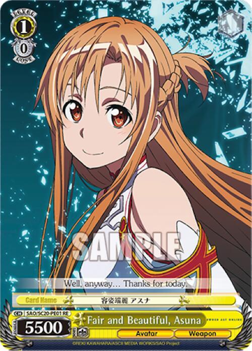 Fair and Beautiful, Asuna - [Sword Art Online Chronicle Set] | Gear Gaming Fayetteville
