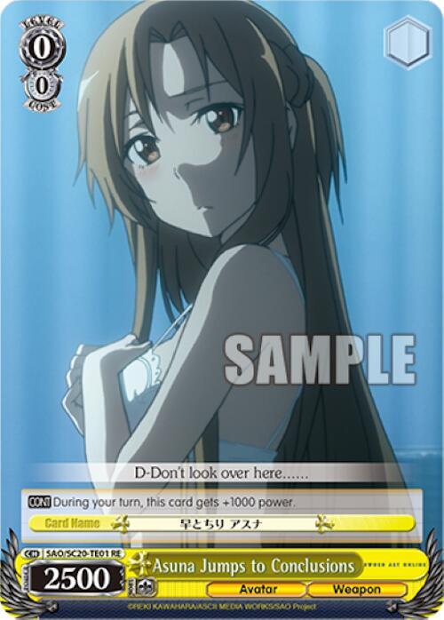 Asuna Jumps to Conclusions (TD) - [Sword Art Online Chronicle Set] | Gear Gaming Fayetteville