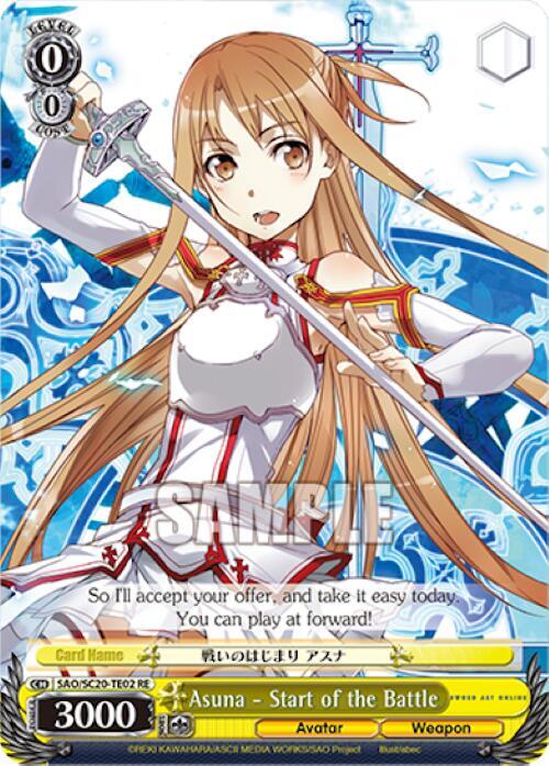 Asuna - Start of the Battle (TD) - [Sword Art Online Chronicle Set] | Gear Gaming Fayetteville