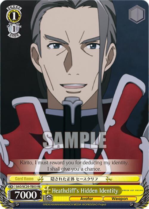 Heathcliff's Hidden Identity (TD) - [Sword Art Online Chronicle Set] | Gear Gaming Fayetteville