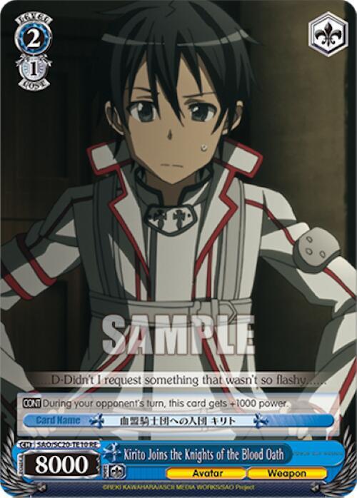 Kirito Joins the Knights of the Blood Oath (TD) - [Sword Art Online Chronicle Set] | Gear Gaming Fayetteville