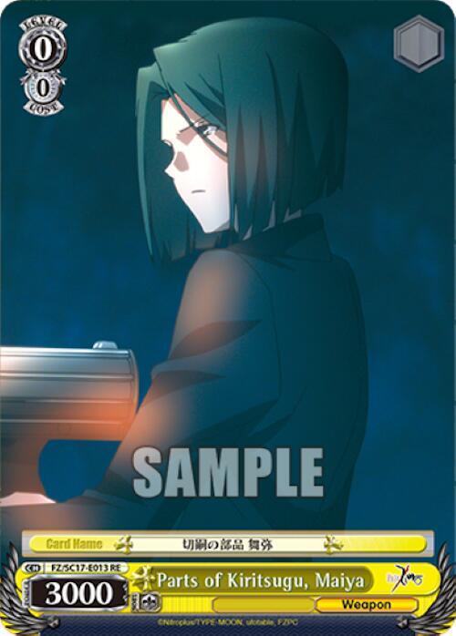 Parts of Kiritsugu, Maiya - [Fate/Zero Chronicle Set] | Gear Gaming Fayetteville
