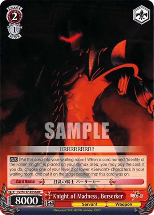 Knight of Madness, Berserker - [Fate/Zero Chronicle Set] | Gear Gaming Fayetteville