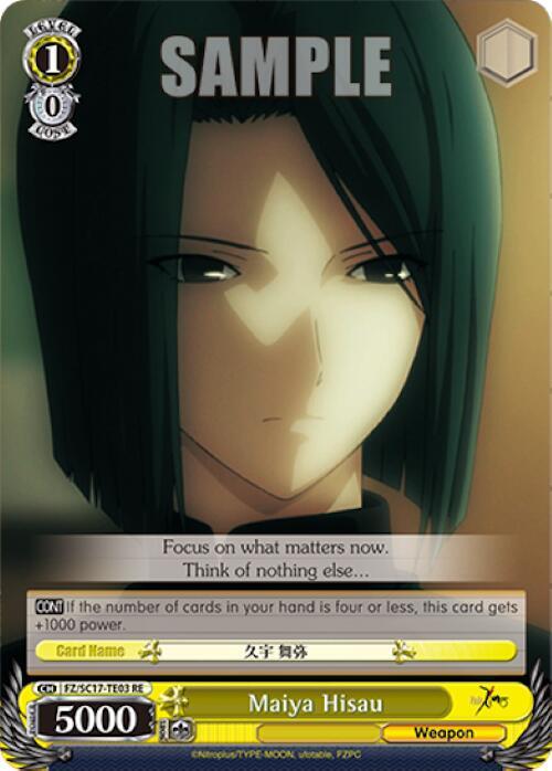 Maiya Hisau (TD) - [Fate/Zero Chronicle Set] | Gear Gaming Fayetteville