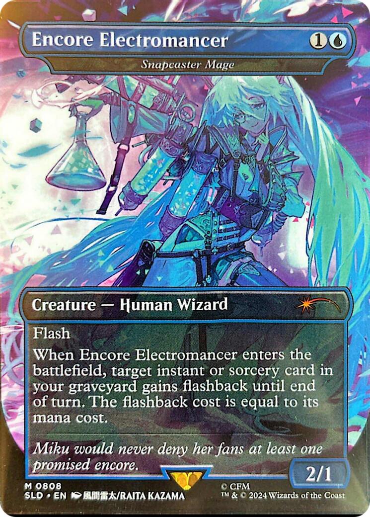 Encore Electromancer - Snapcaster Mage (Rainbow Foil) [Secret Lair Drop Series] | Gear Gaming Fayetteville