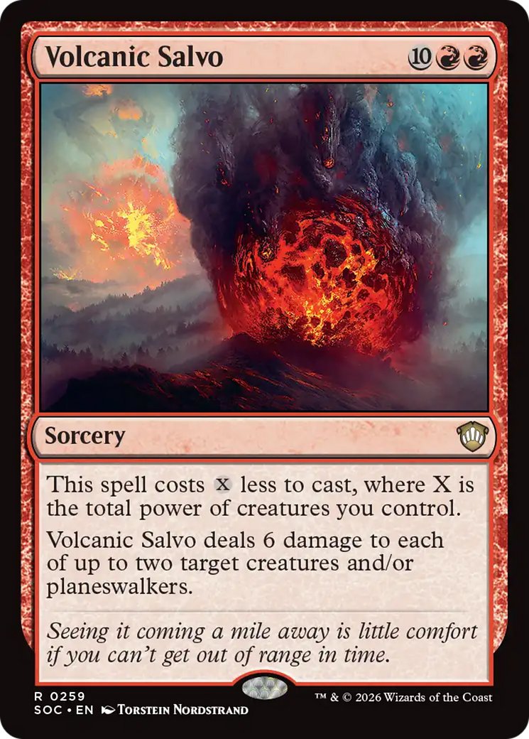 Volcanic Salvo [Secrets of Strixhaven Commander] | Gear Gaming Fayetteville