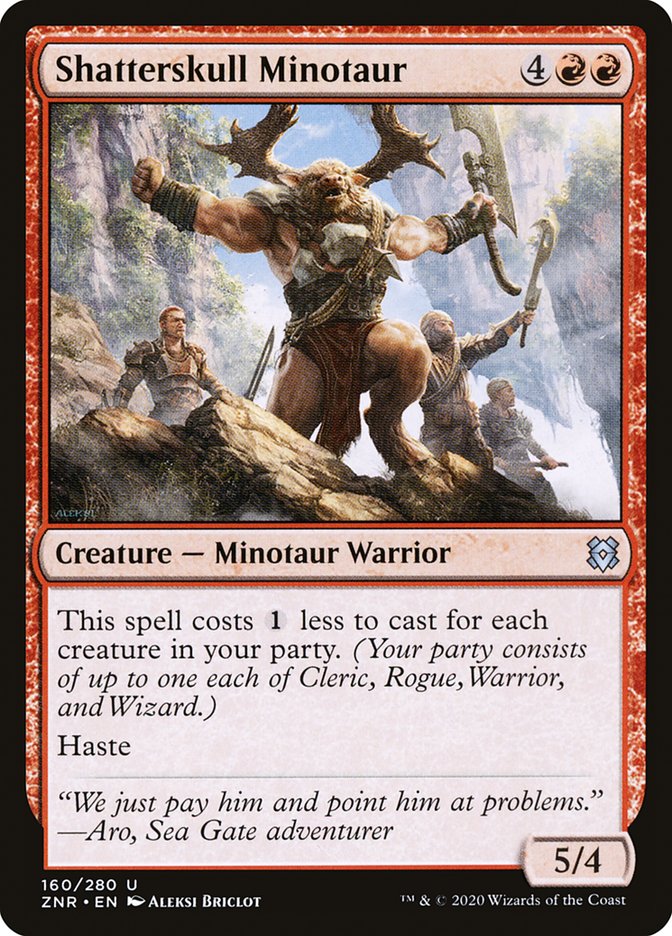 Shatterskull Minotaur [Zendikar Rising] | Gear Gaming Fayetteville