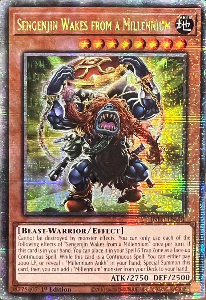 Sengenjin Wakes from a Millennium (Quarter Century Secret Rare) [INFO-EN001] Quarter Century Secret Rare | Gear Gaming Fayetteville