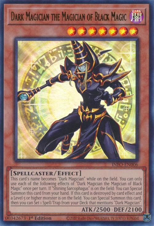 Dark Magician the Magician of Black Magic [INFO-EN006] Ultra Rare | Gear Gaming Fayetteville