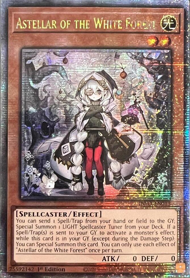 Astellar of the White Forest (Quarter Century Secret Rare) [INFO-EN013] Quarter Century Secret Rare | Gear Gaming Fayetteville