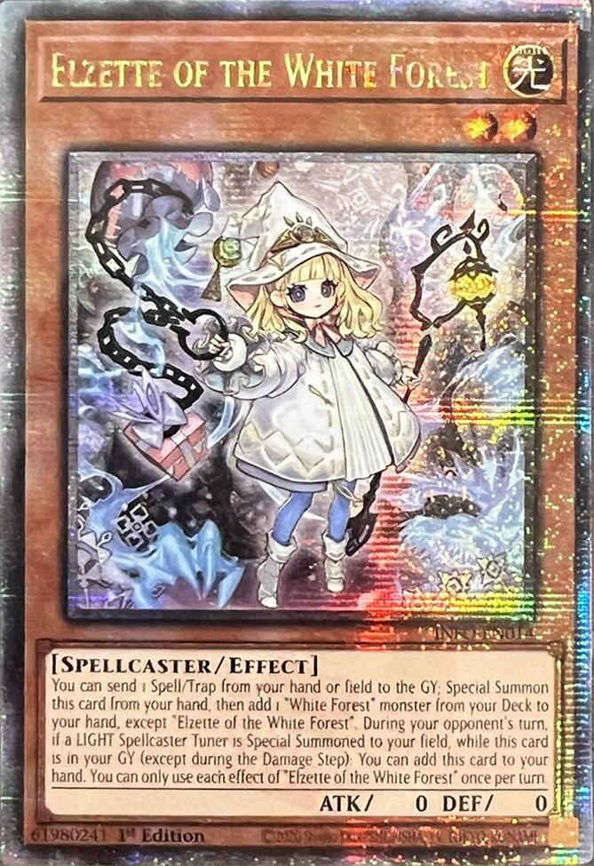 Elzette of the White Forest (Quarter Century Secret Rare) [INFO-EN014] Quarter Century Secret Rare | Gear Gaming Fayetteville