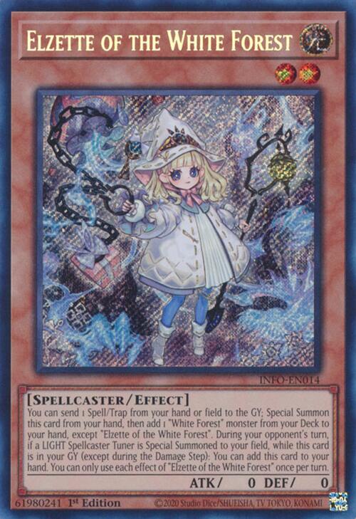 Elzette of the White Forest [INFO-EN014] Secret Rare | Gear Gaming Fayetteville