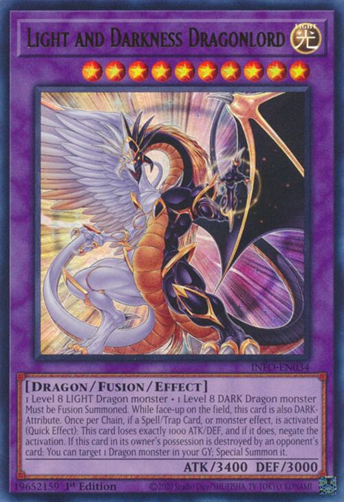 Light and Darkness Dragonlord [INFO-EN034] Ultra Rare | Gear Gaming Fayetteville