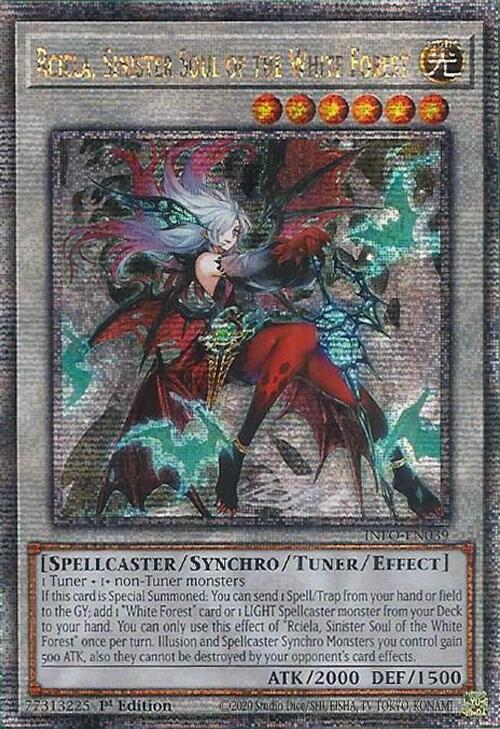 Rciela, Sinister Soul of the White Forest (Quarter Century Secret Rare) [INFO-EN039] Quarter Century Secret Rare | Gear Gaming Fayetteville