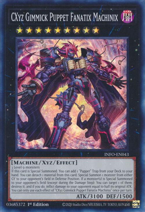 CXyz Gimmick Puppet Fanatix Machinix [INFO-EN043] Super Rare | Gear Gaming Fayetteville