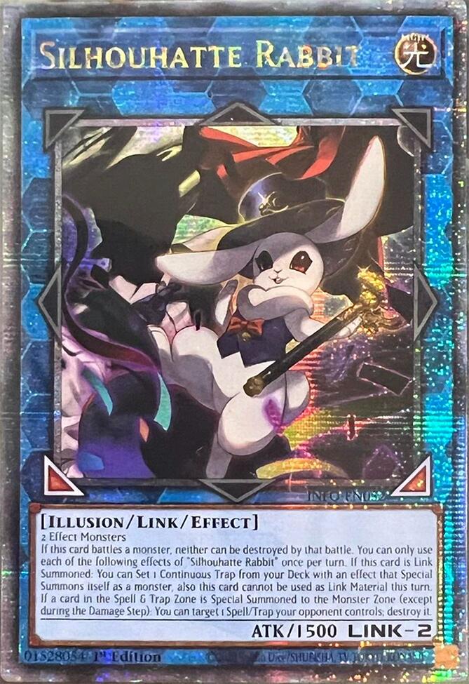 Silhouhatte Rabbit (Quarter Century Secret Rare) [INFO-EN052] Quarter Century Secret Rare | Gear Gaming Fayetteville