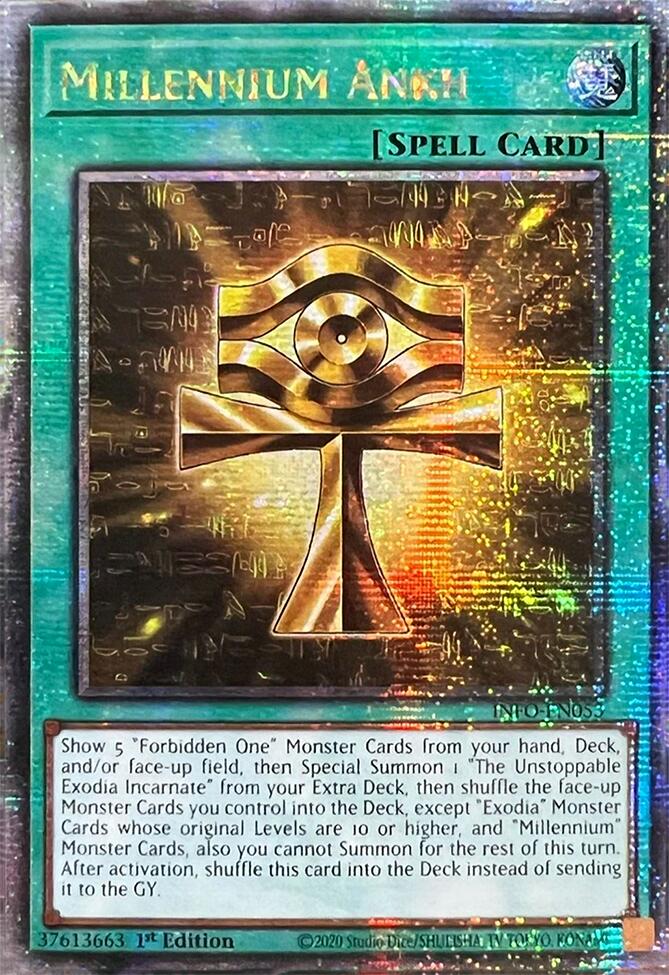 Millennium Ankh (Quarter Century Secret Rare) [INFO-EN053] Quarter Century Secret Rare | Gear Gaming Fayetteville