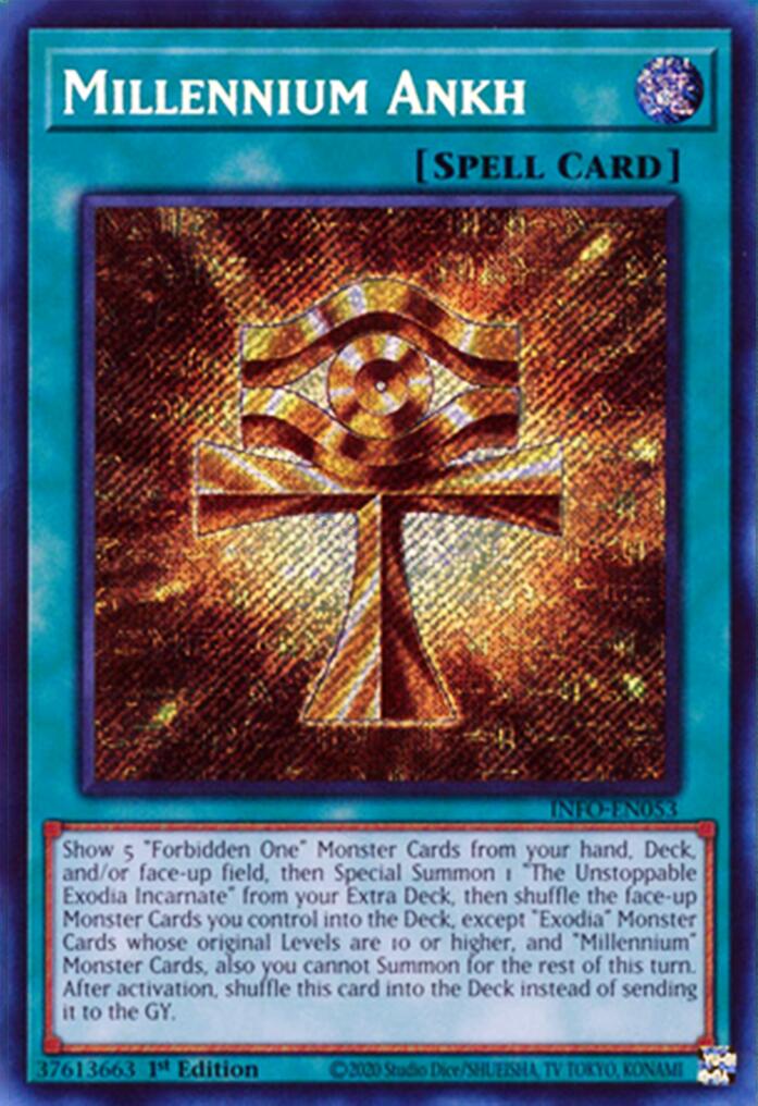 Millennium Ankh [INFO-EN053] Secret Rare | Gear Gaming Fayetteville