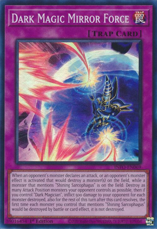 Dark Magic Mirror Force [INFO-EN069] Super Rare | Gear Gaming Fayetteville