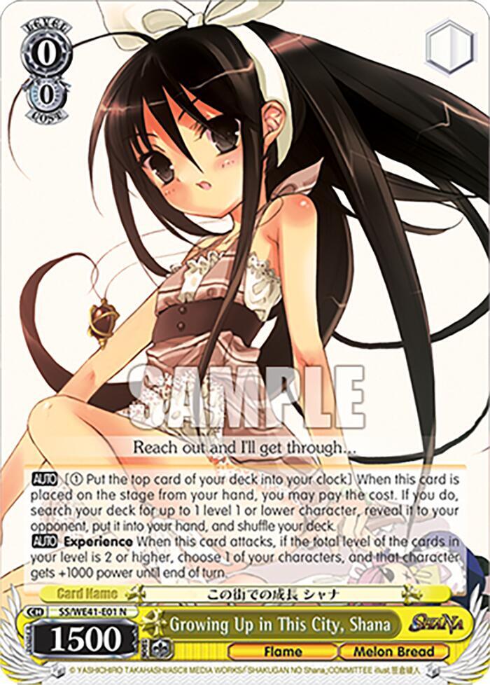 Growing Up in This City, Shana - [Shakugan no Shana Premium Booster] | Gear Gaming Fayetteville