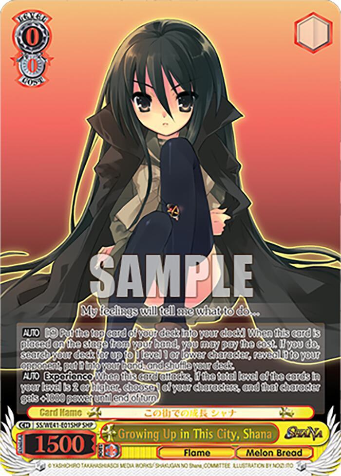 Growing Up in This City, Shana (SHP) - [Shakugan no Shana Premium Booster] | Gear Gaming Fayetteville