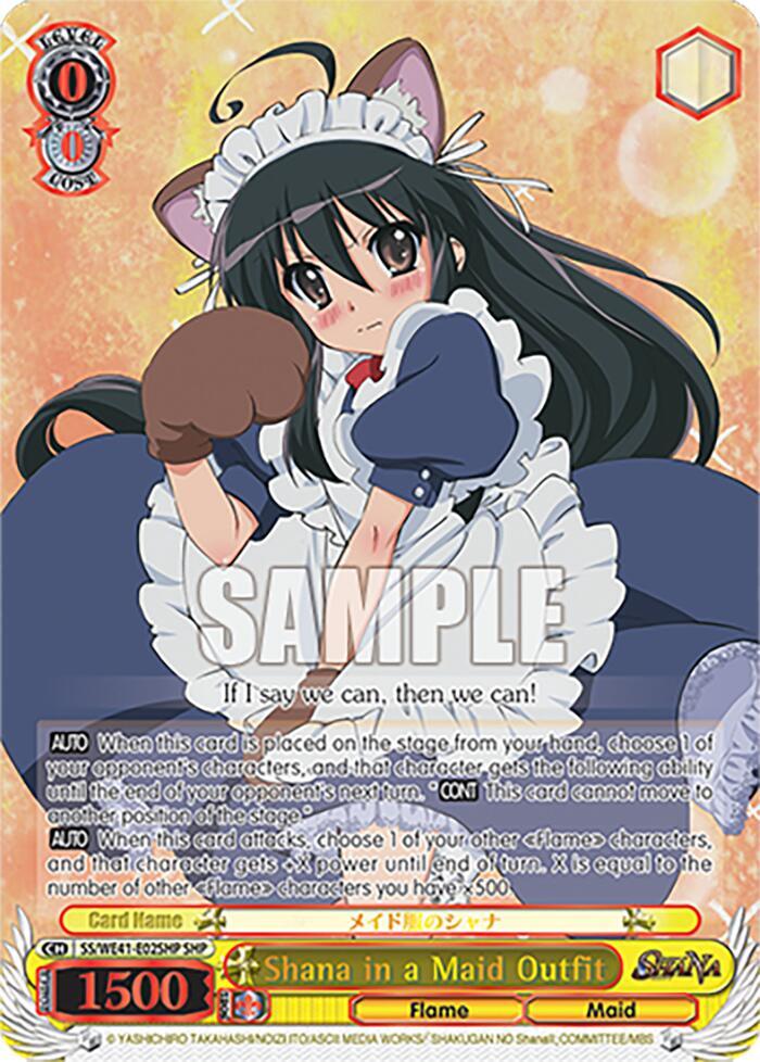Shana in a Maid Outfit (SHP) - [Shakugan no Shana Premium Booster] | Gear Gaming Fayetteville