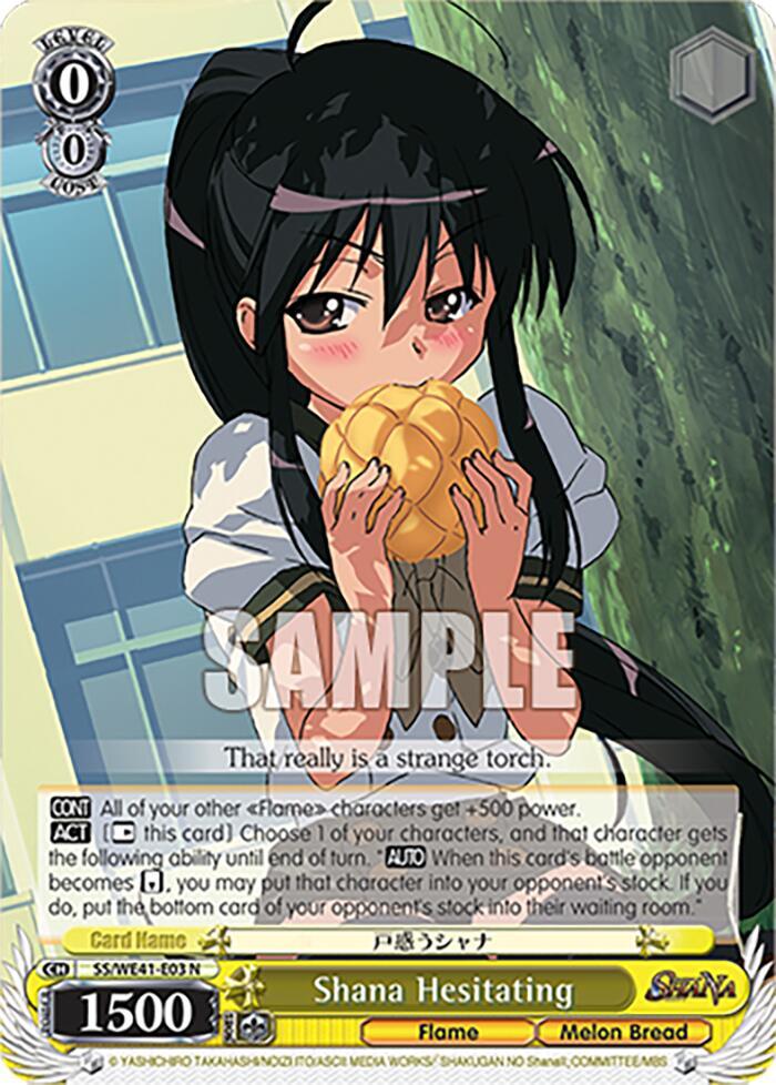 Shana Hesitating - [Shakugan no Shana Premium Booster] | Gear Gaming Fayetteville
