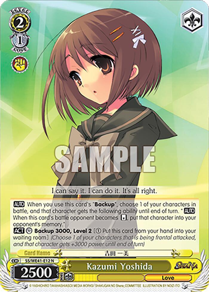 Kazumi Yoshida - [Shakugan no Shana Premium Booster] | Gear Gaming Fayetteville