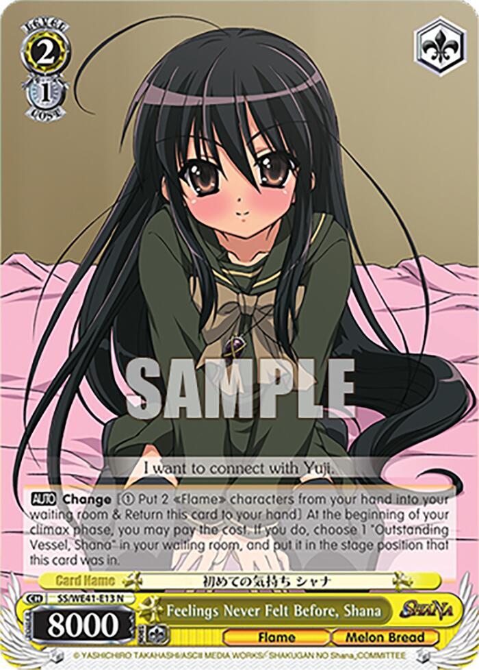 Feelings Never Felt Before, Shana - [Shakugan no Shana Premium Booster] | Gear Gaming Fayetteville