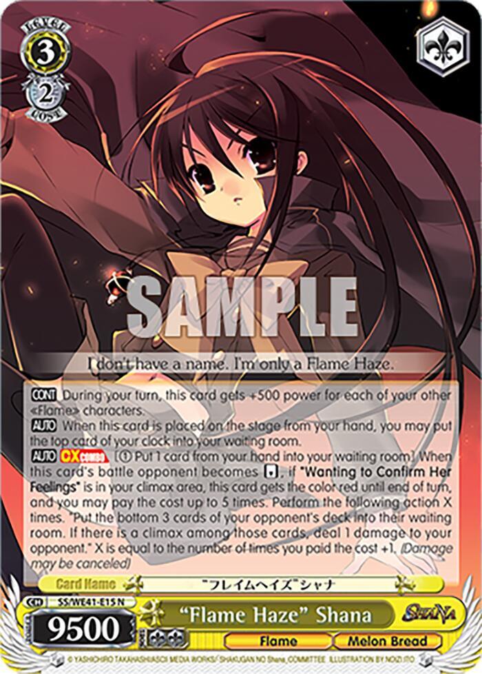 "Flame Haze" Shana - [Shakugan no Shana Premium Booster] | Gear Gaming Fayetteville