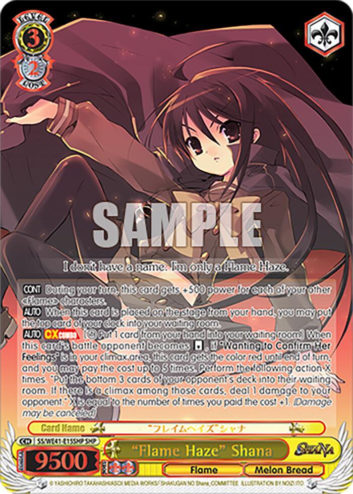 "Flame Haze" Shana (SHP) - [Shakugan no Shana Premium Booster] | Gear Gaming Fayetteville