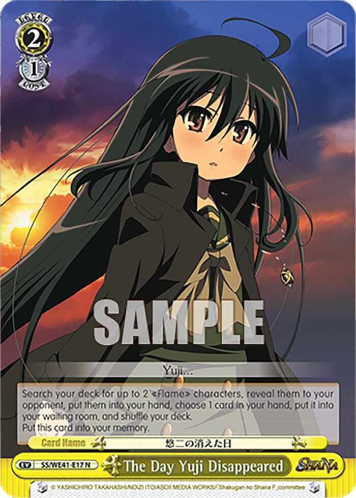 The Day Yuji Disappeared - [Shakugan no Shana Premium Booster] | Gear Gaming Fayetteville