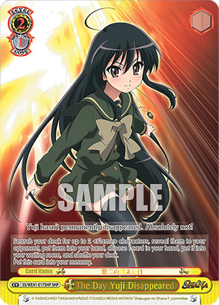 The Day Yuji Disappeared (SHP) - [Shakugan no Shana Premium Booster] | Gear Gaming Fayetteville