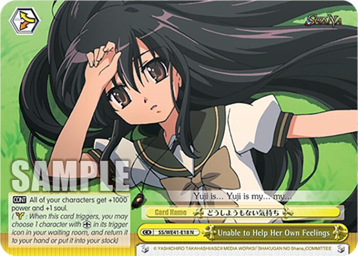 Unable to Help Her Own Feelings - [Shakugan no Shana Premium Booster] | Gear Gaming Fayetteville